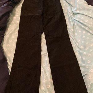 Size large black pull on dress pants - no pockets. Worn a few times
